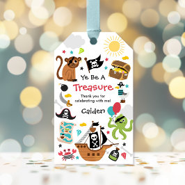 海賊船海賊宝誕生会 ギフトタグ