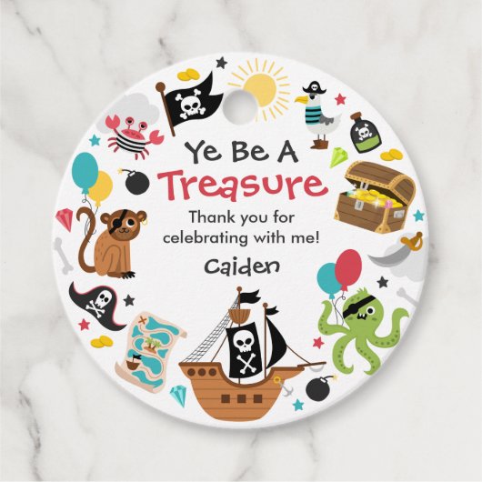 海賊船海賊宝誕生会 フェイバータグ (正面)
