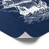 海賊船航海のプリント ポスター (角)