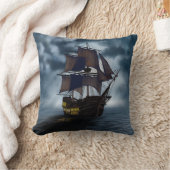 海賊船航海の海枕 クッション (ブランケット)