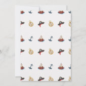 海賊船航海の誕生日招待状カード 案内状 (裏面)