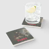 海賊船船長の石コースター ストーンコースター (横)