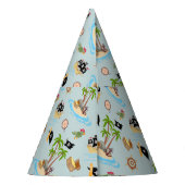 海賊船誕生日パーティーのキャプテン パーティーハット (裏面)