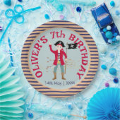 海賊船誕生日パーティーのキャプテン ペーパープレート (パーティー)