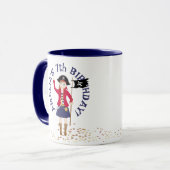 海賊船誕生日パーティーのキャプテン マグカップ (正面左)