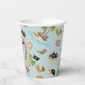 海賊船誕生日パーティーのキャプテン 紙コップ (左)