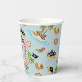 海賊船誕生日パーティーのキャプテン 紙コップ (左)