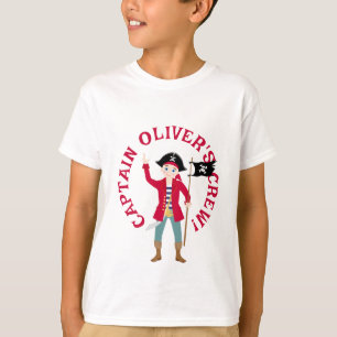 海賊船誕生日パーティーのキャプテン Tシャツ