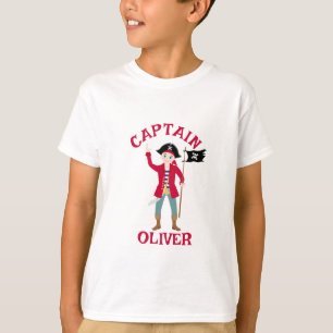 海賊船誕生日パーティーのキャプテン Tシャツ