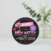 海賊船誕生日パーティー招待招待状 招待状 (スタンド正面)