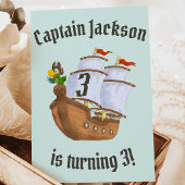 海賊船誕生日名&年齢 招待状