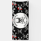 海賊船誕生日 横断幕 (縦)