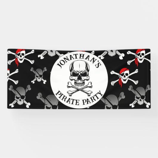 海賊船誕生日 横断幕 (横)