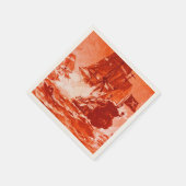 海賊船赤戦 スタンダードカクテルナプキン (角)