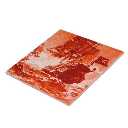 海賊船赤戦 タイル (側面)