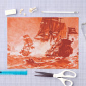 海賊船赤戦 薄葉紙 (クラフト)