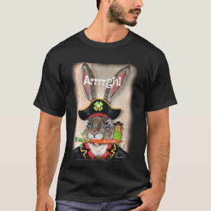 海賊船長ジャックウサギのインコメントメンツ Tシャツ