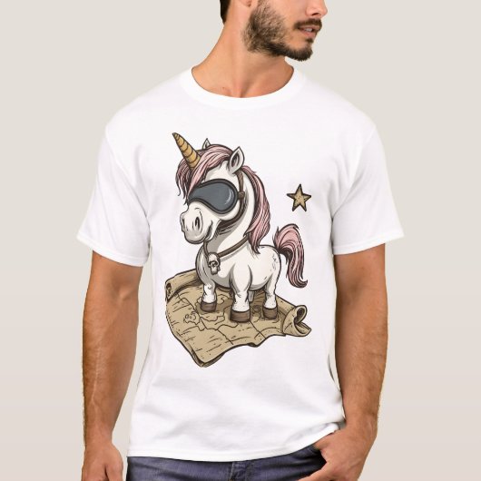 海賊船長ユニコーン (1) Tシャツ (正面)
