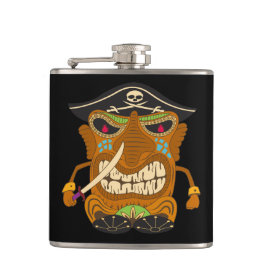海賊船長、ティキ像、ブラック・コメディ フラスク