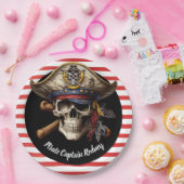 海賊船長 ペーパープレート (パーティー)