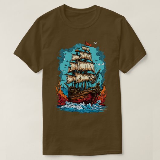 海賊船1 Tシャツ (デザイン正面)
