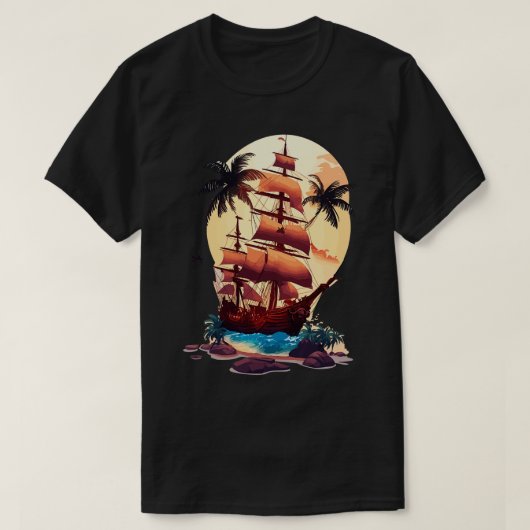海賊船3 Tシャツ (デザイン正面)