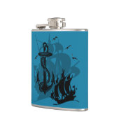 海賊船&いかりブルー フラスク (左)