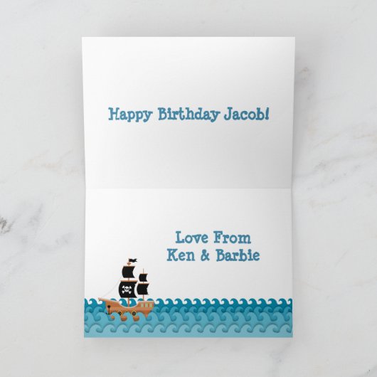 海賊船 カード (内部)