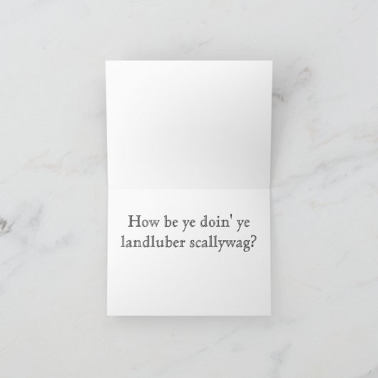 海賊船 カード (内部)