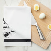 海賊船 キッチンタオル (四つ折り)