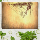 海賊船 キッチンタオル (折り畳み)