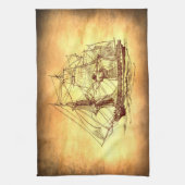 海賊船 キッチンタオル (縦)