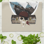 海賊船 キッチンタオル (折り畳み)