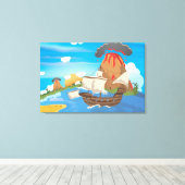 海賊船 キャンバスプリント (インサイチュ (ウッドフロア))