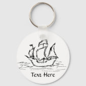 海賊船。 キーホルダー (正面)