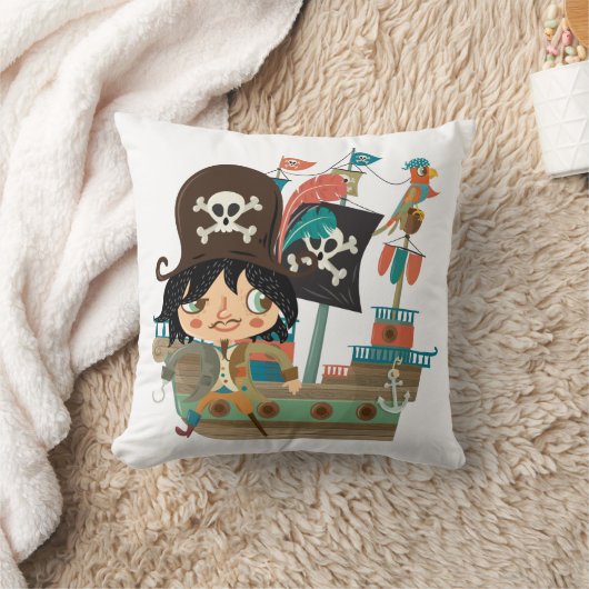 海賊船 クッション (ブランケット)
