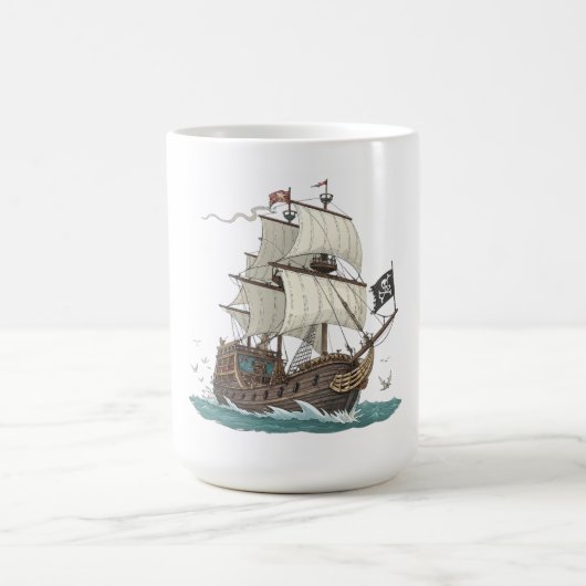 海賊船 コーヒーマグカップ (中央)