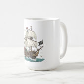海賊船 コーヒーマグカップ (正面右)
