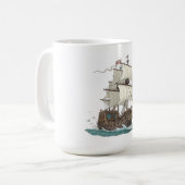 海賊船 コーヒーマグカップ (正面左)