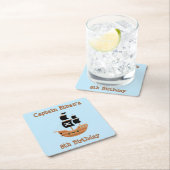 海賊船 スクエアペーパーコースター (インサイチュ)