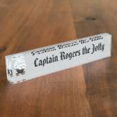 海賊船 デスクネームプレート (側面)