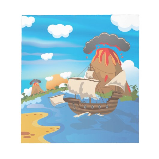 海賊船 ノートパッド (正面)