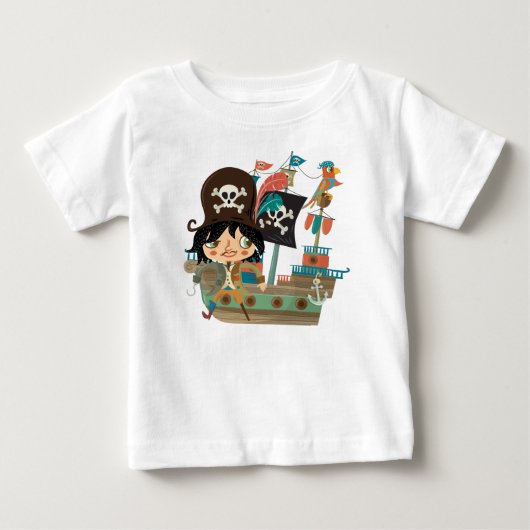 海賊船 ベビーTシャツ (正面)