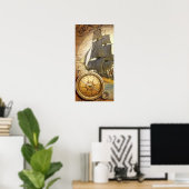 海賊船 ポスター (ホームオフィス)