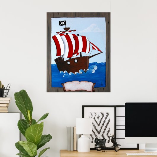 海賊船 ポスター (ホームオフィス)