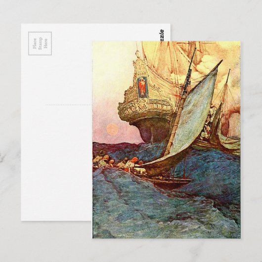 海賊船 ポストカード (正面/裏面)