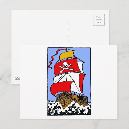 海賊船 ポストカード (正面/裏面)