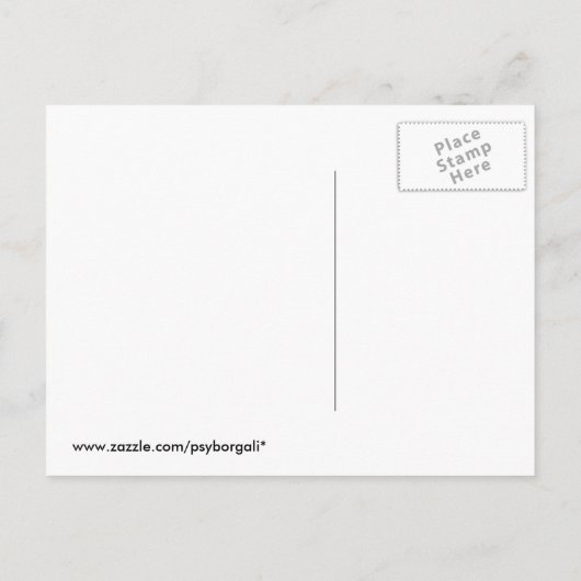 海賊船。 ポストカード (裏面)