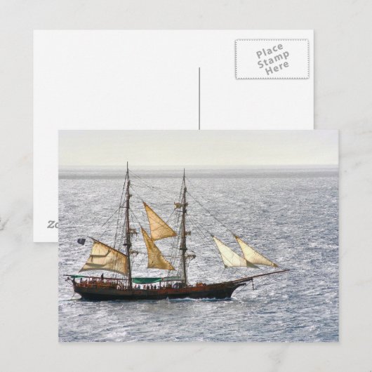 海賊船 ポストカード (正面/裏面)