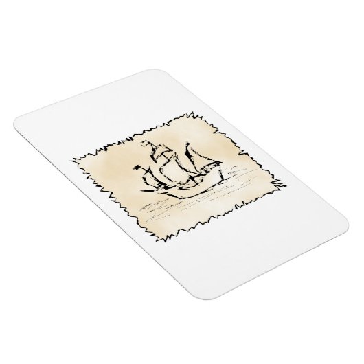 海賊船。 マグネット (右側)